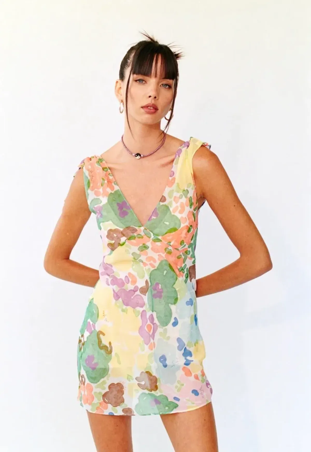 With Jean Lani Dress Water Babies Print Size S/AU 8 - Image 1