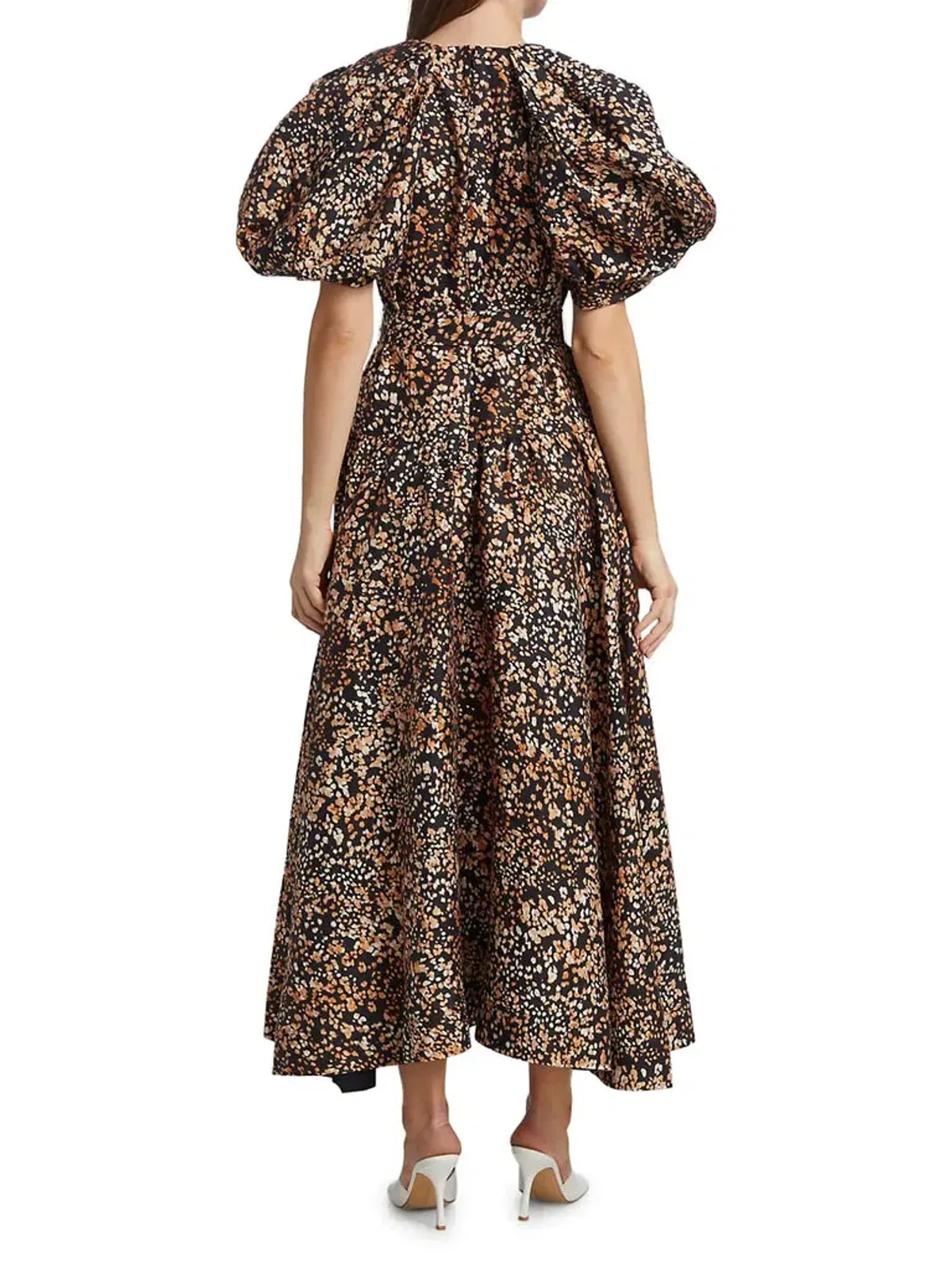 Acler Warner Midi Dress Print Size 14 - Image 4