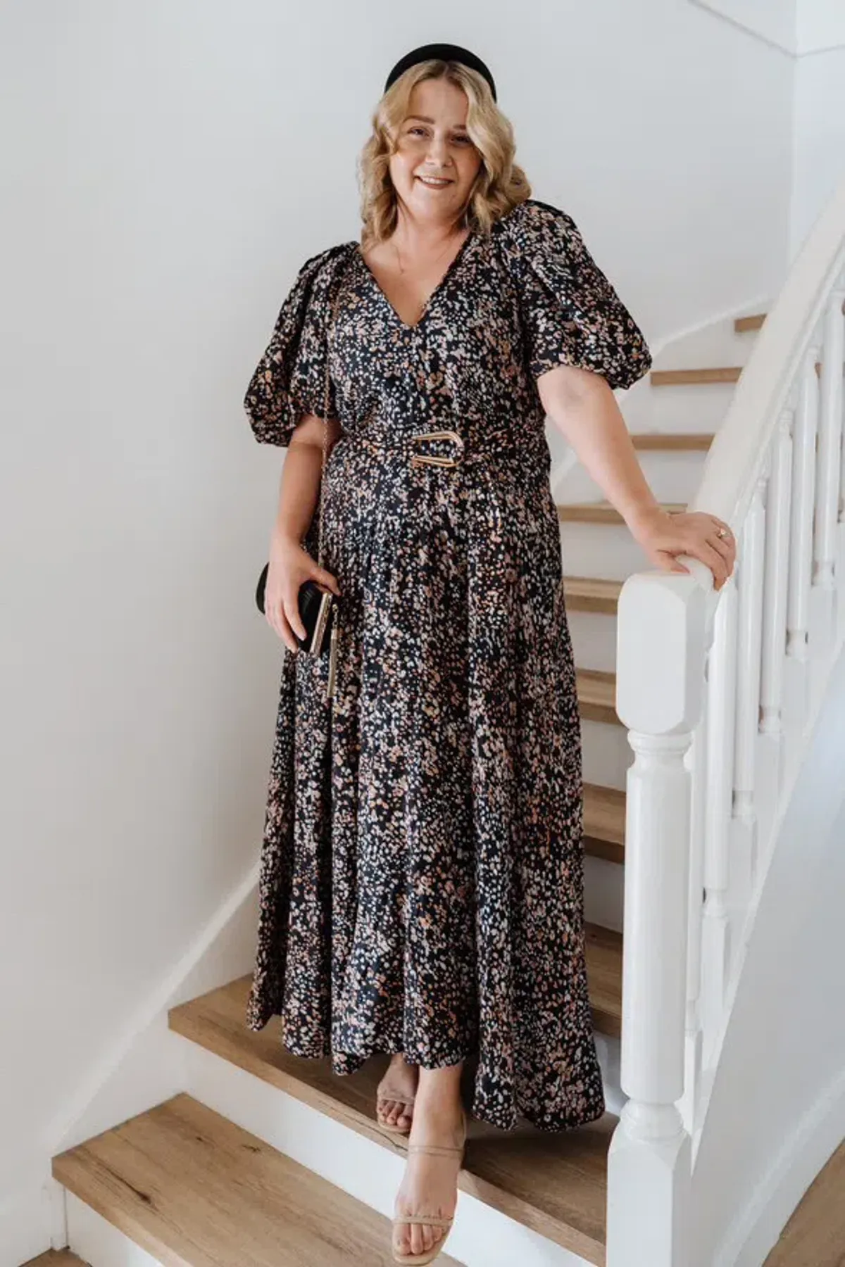 Acler Warner Midi Dress Print Size 14 - Image 1