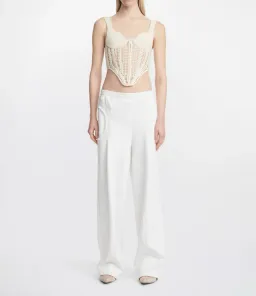 Dion Lee Crochet Corset Cream Size M / Au 10 for rent on The Volte - image 1