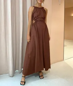 Camilla and Marc Coppola Maxi Dress in Cinnamon Size 8 for rent on The Volte - image 1