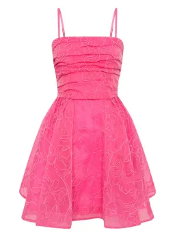 AJE Evangeline Cornelli Mini Dress Protea Pink Size 8 for rent on The Volte - image 4