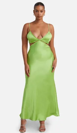 Bec & Bridge Veronique Maxi Dress Lime Size 12  for rent on The Volte - image 1