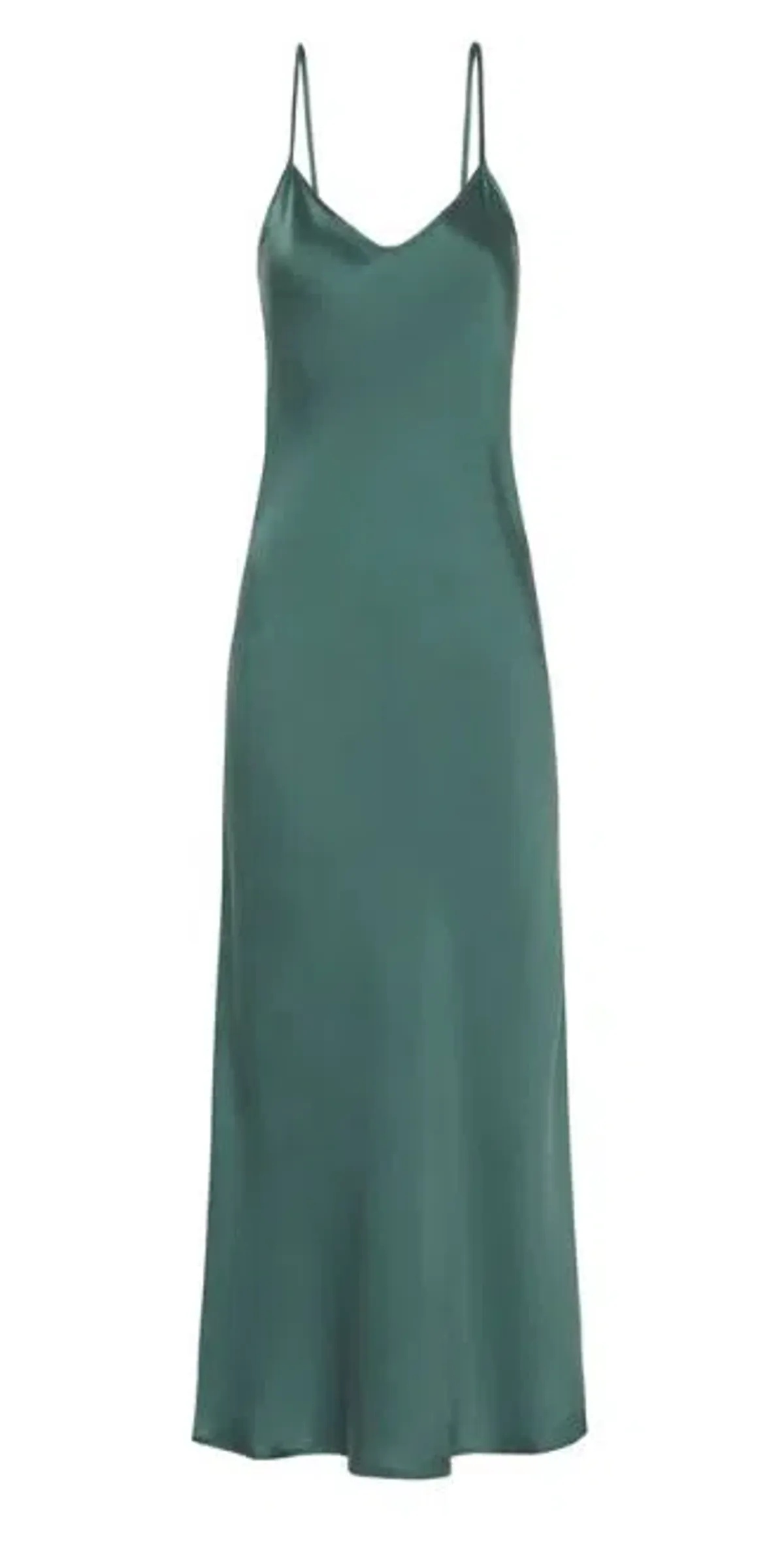 Silk Laundry 90s Slip Dress Emerald Green Size AU 10 - Image 2
