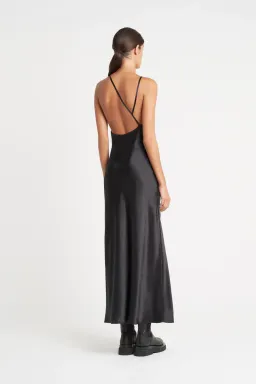 Sir The Label Editta Gown Midi Black Size AU 6 for rent on The Volte - image 2