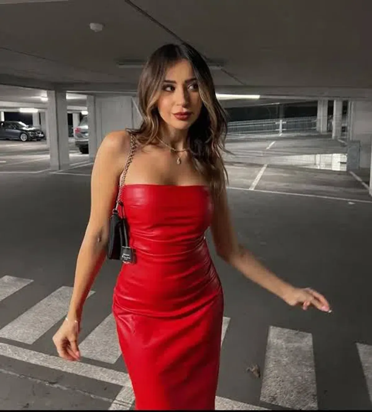 Girl On Fire Vegan leather dress   - Image 4