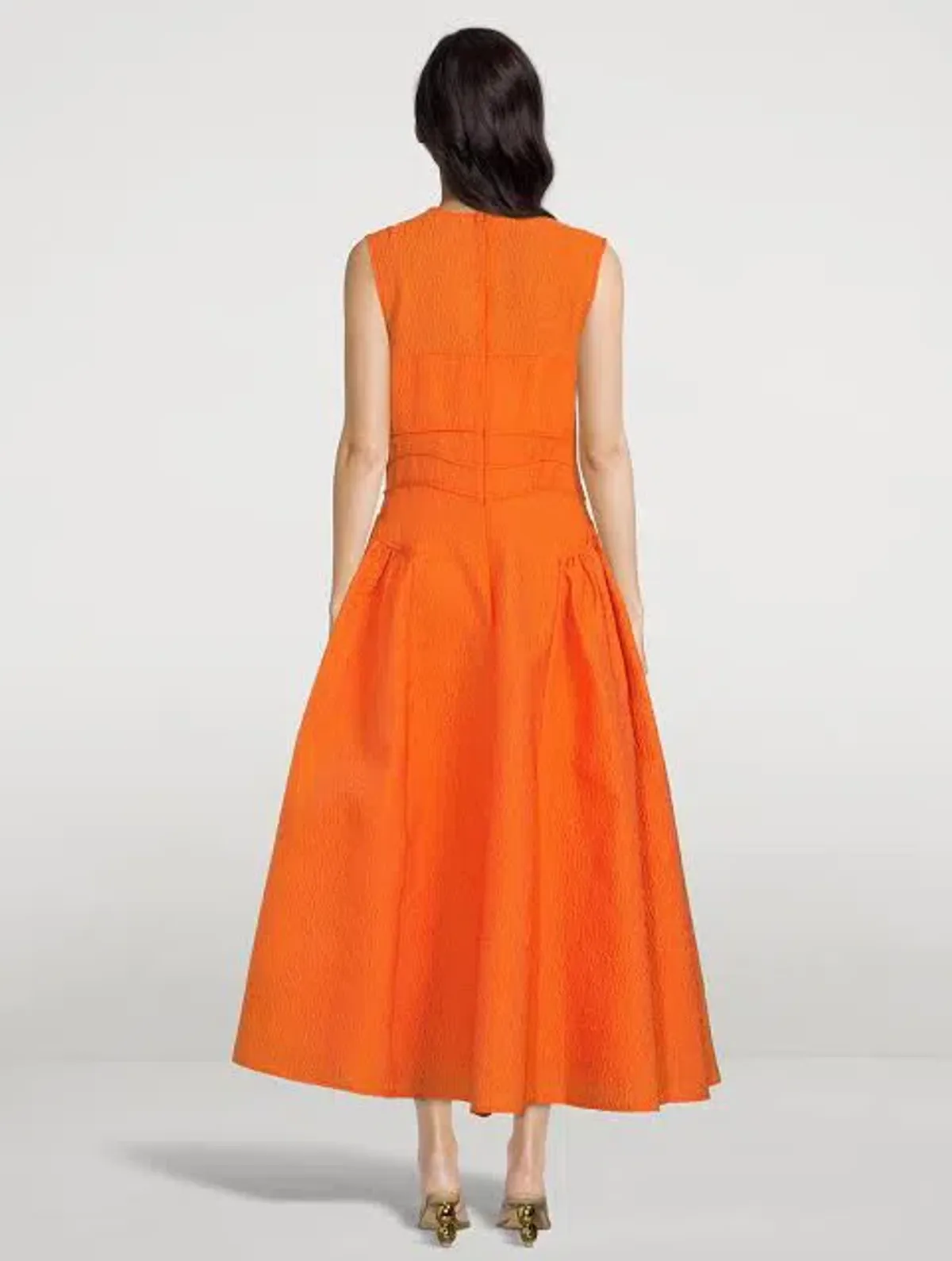 Rachel Gilbert Sophia Dress Orange Size AU 6 - Image 2