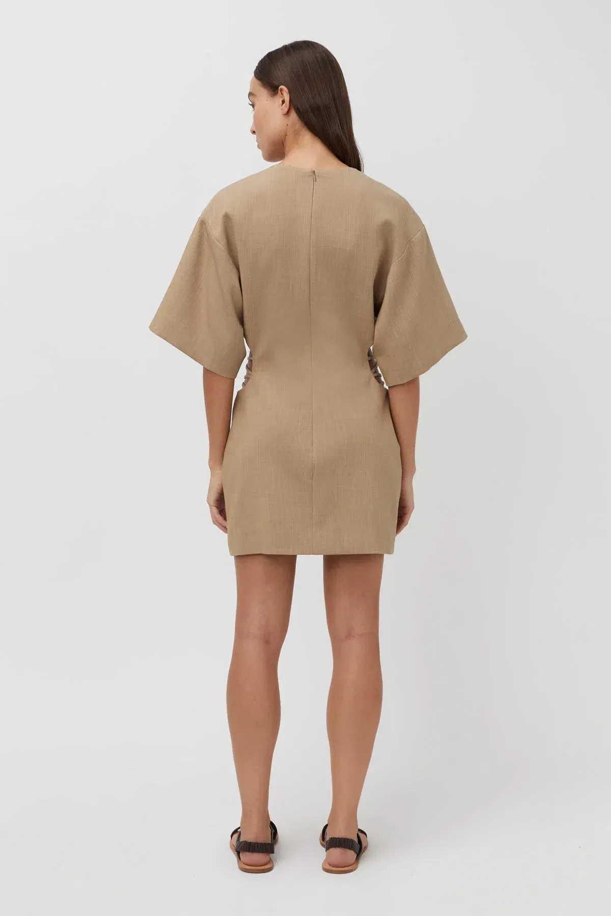 Camilla and Marc Fernando Mini Dress Flax Size 6 - Image 3
