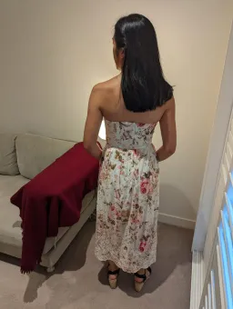 Zimmermann Jasper Halterneck Dress Floral Midi Size 1 / AU 8 for rent on The Volte - image 4