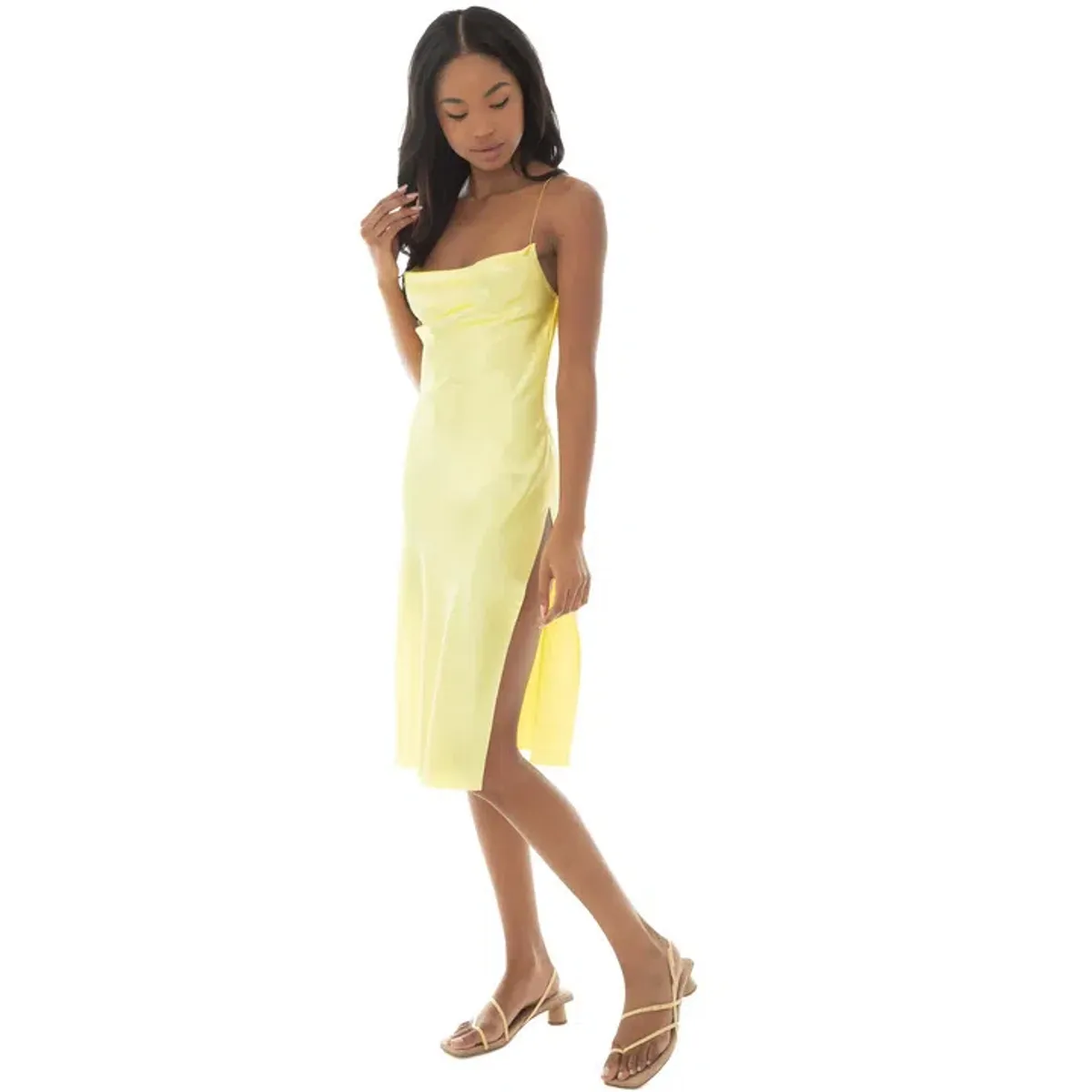 Are You Am I Nique Dress Yellow Size AU 6 - Image 1
