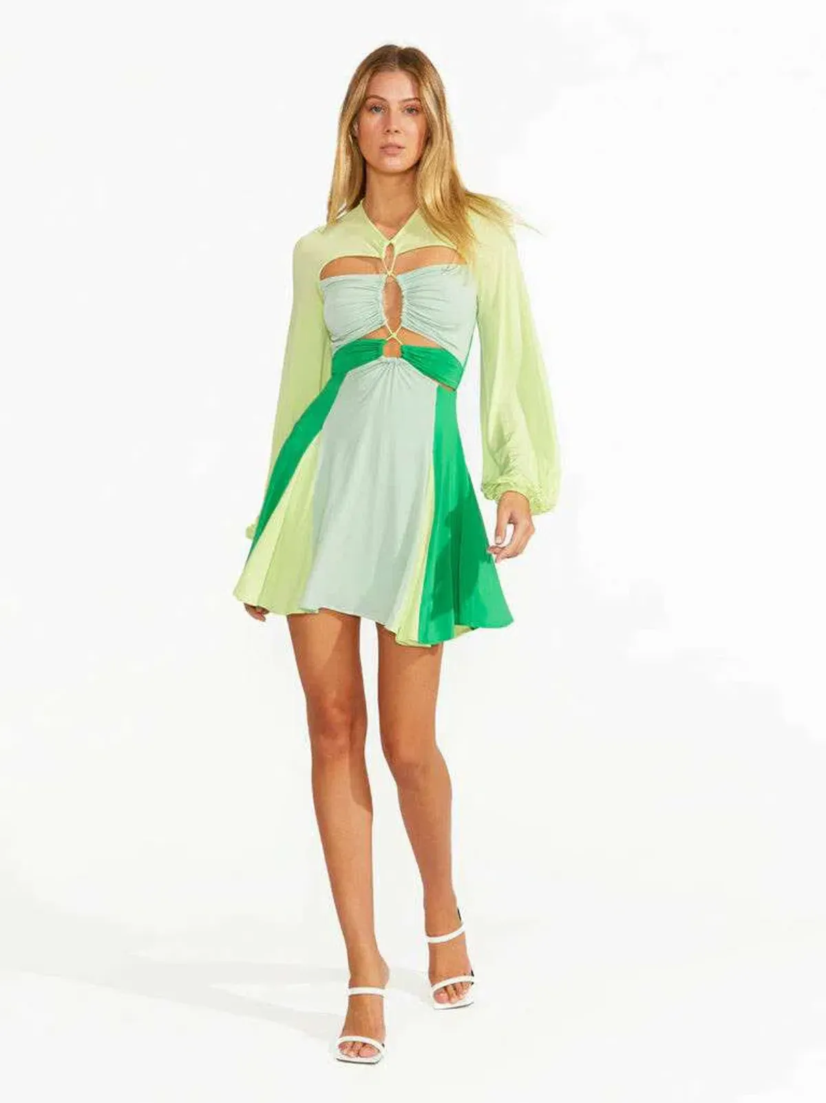 Alice McCall Bnwt Clover In Tulum Mini Dress Green Size AU 8 - Image 2