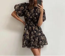 Sir The Label Amerie Open Back Mini Dress Amerie Floral Print Size 1 / Au 8 for rent on The Volte - image 4