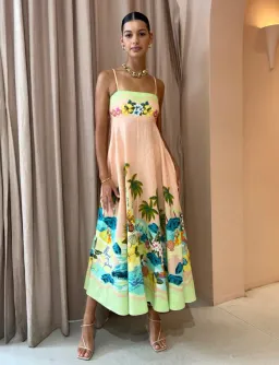 Alemais Mermaid Point Sundress Print Size 10 for rent on The Volte - image 1