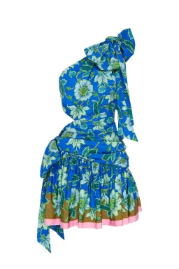 Alemais Winnie One Shoulder Dress Spliced Size 10  for rent on The Volte - image 2