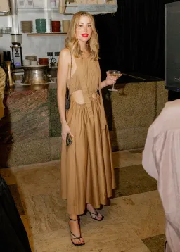 Aje Henriette Tie Strap Midi Dress Willow Size 12 for rent on The Volte - image 6