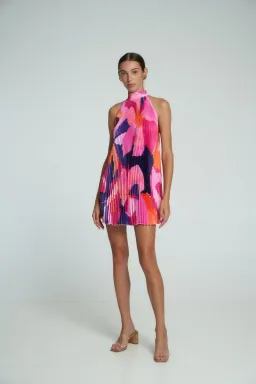 L'Idee Amour Halterneck Mini Dress Capri Size 8  for rent on The Volte - image 1