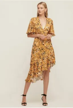 Lover Artiste Wrap Dress Print Size 14 for rent on The Volte - image 1