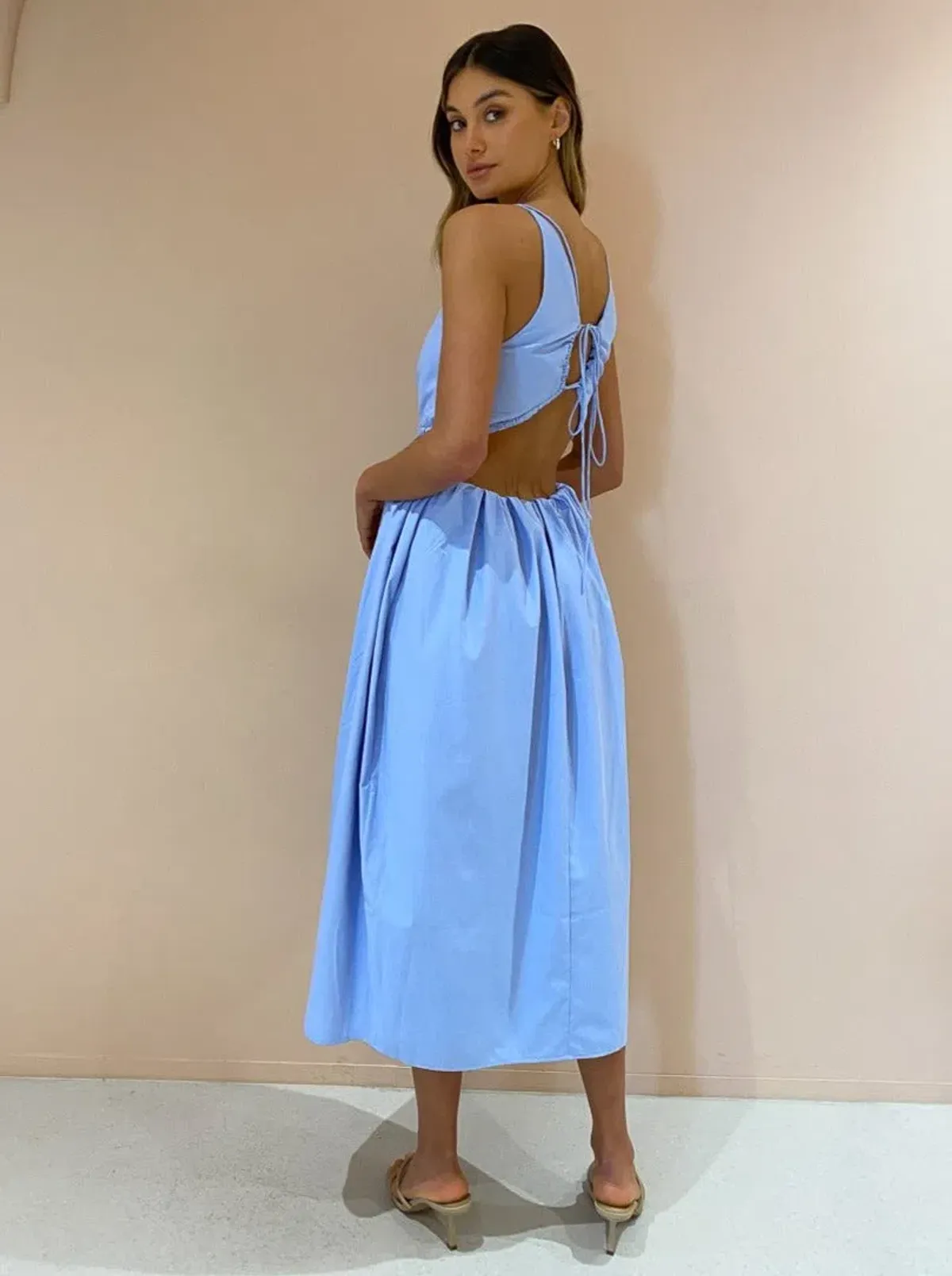 Camilla and Marc Kiri Dress in Powder Blue Size 14 - Image 3