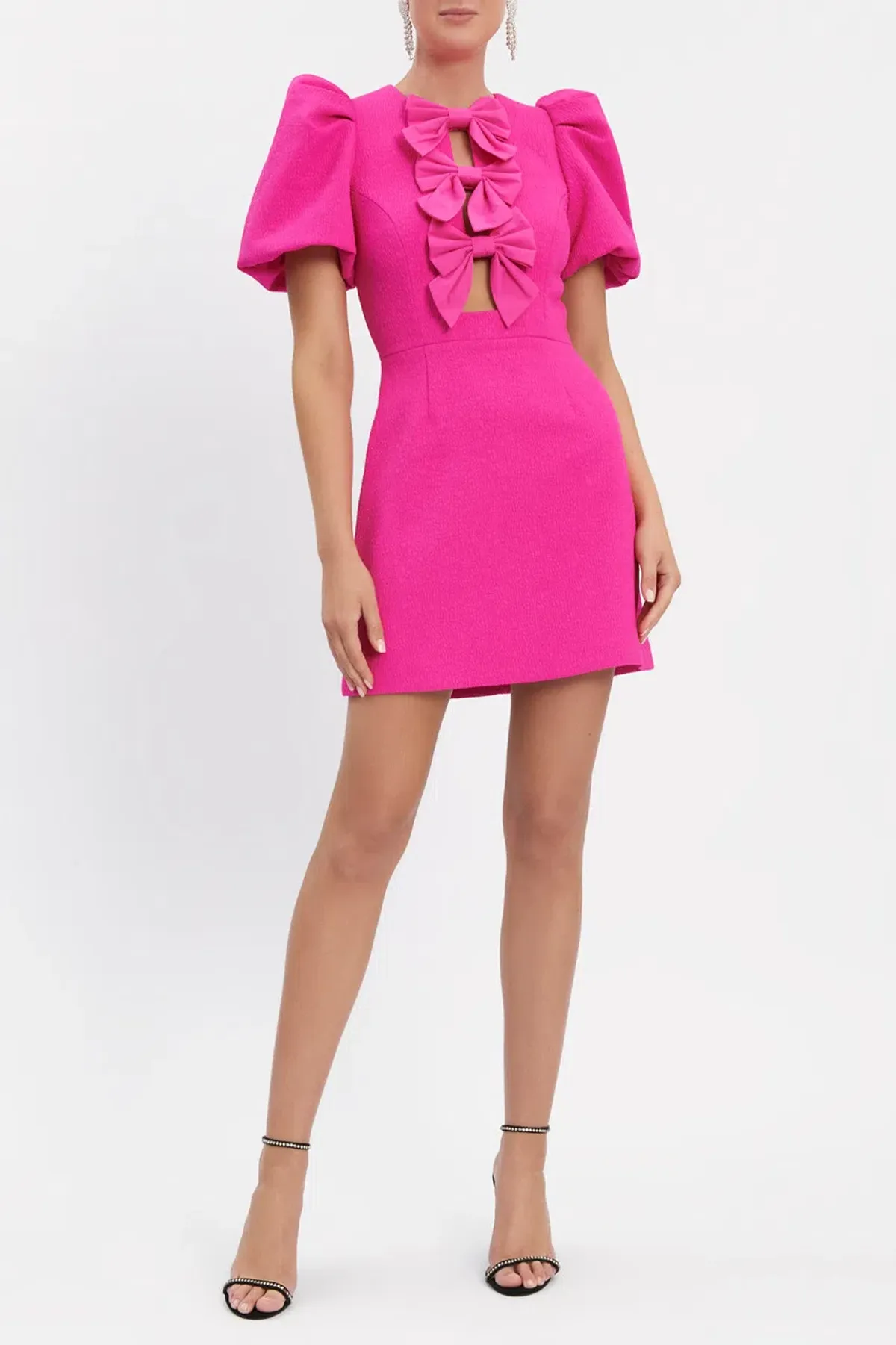 Rebecca Vallance Cecily Mini Dress Hot Pink Size 8 - Image 1