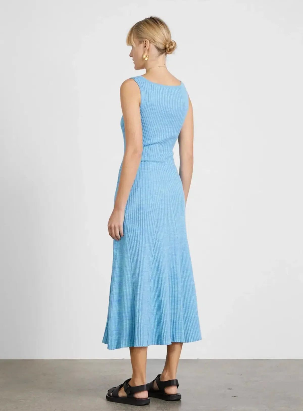 Anna Quan Dido Midi Dress Blue Size 6 - Image 2