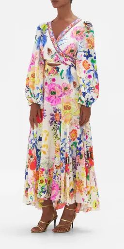 Camilla Wrap Tie Dress Fairy Gang Size 8  for rent on The Volte - image 6