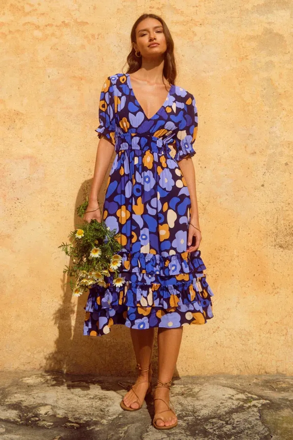 Mister Zimi Vivienne Midi Dress in Lavender Size 14 - Image 1