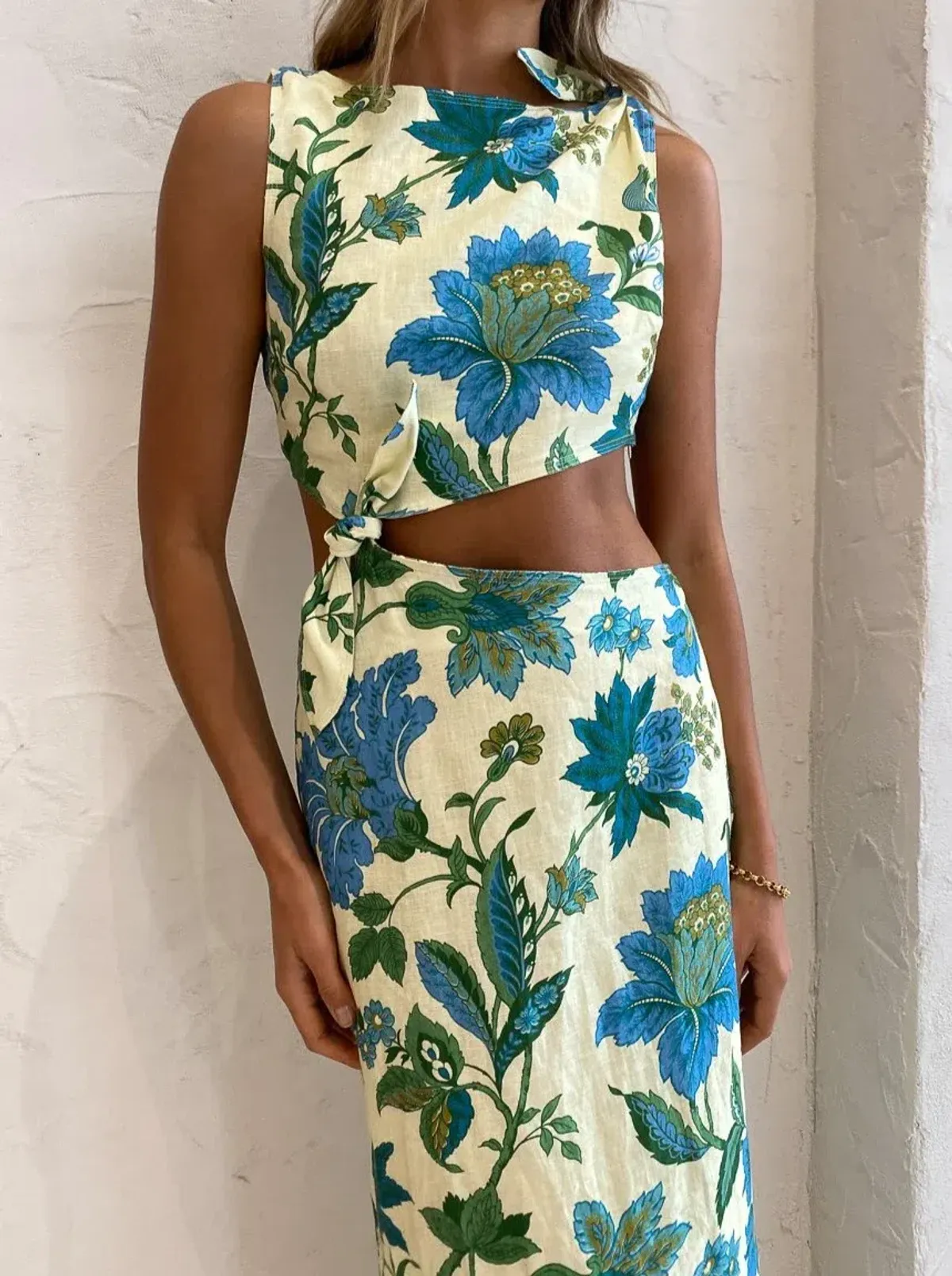 Sir the Label Alexandre Knot Dress in Marguerite Print Size 10 - Image 6