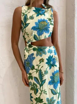 Sir the Label Alexandre Knot Dress in Marguerite Print Size 10 for rent on The Volte - image 6