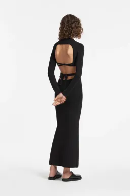 Sir the Label Georges Open Back Maxi Dress Black Size 6 for rent on The Volte - image 3