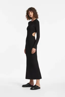 Sir the Label Georges Open Back Maxi Dress Black Size 6 for rent on The Volte - image 4