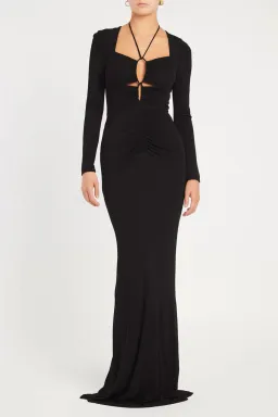 Rebecca Vallance Riccardo Gown Black Size 8 for rent on The Volte - image 1