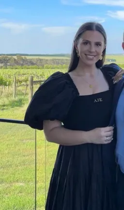 Aje Casa Puff Sleeve Midi Dress Black Size 10  for rent on The Volte - image 6