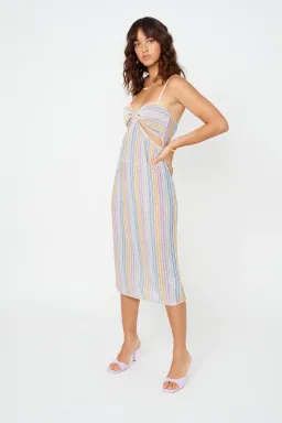 Suboo Elise Cut Out Dress Multi-Colored Size AU 12  for rent on The Volte - image 2