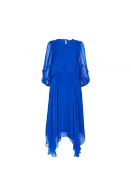 Camilla and Marc Dylan Midi Dress in Opium Blue Size AU 6 for rent on The Volte - image 2