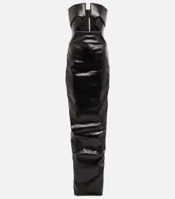 Rick Owens Prong Dress Black Size 10 for rent on The Volte - image 2