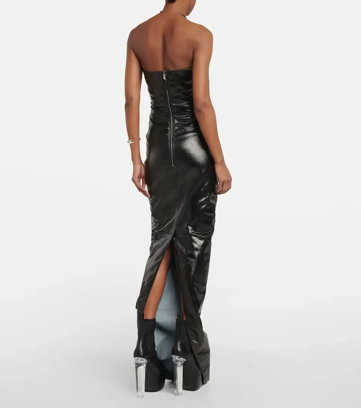 Rick Owens Prong Dress Black Size 10 - Image 4