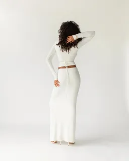 Arcina Ori Aston Dress in Ivory Size 8 for rent on The Volte - image 2