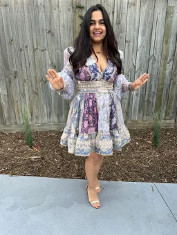 Zimmermann Celestial Mini Dress Multicolor Size 3 / Au 12-14 for rent on The Volte - image 2