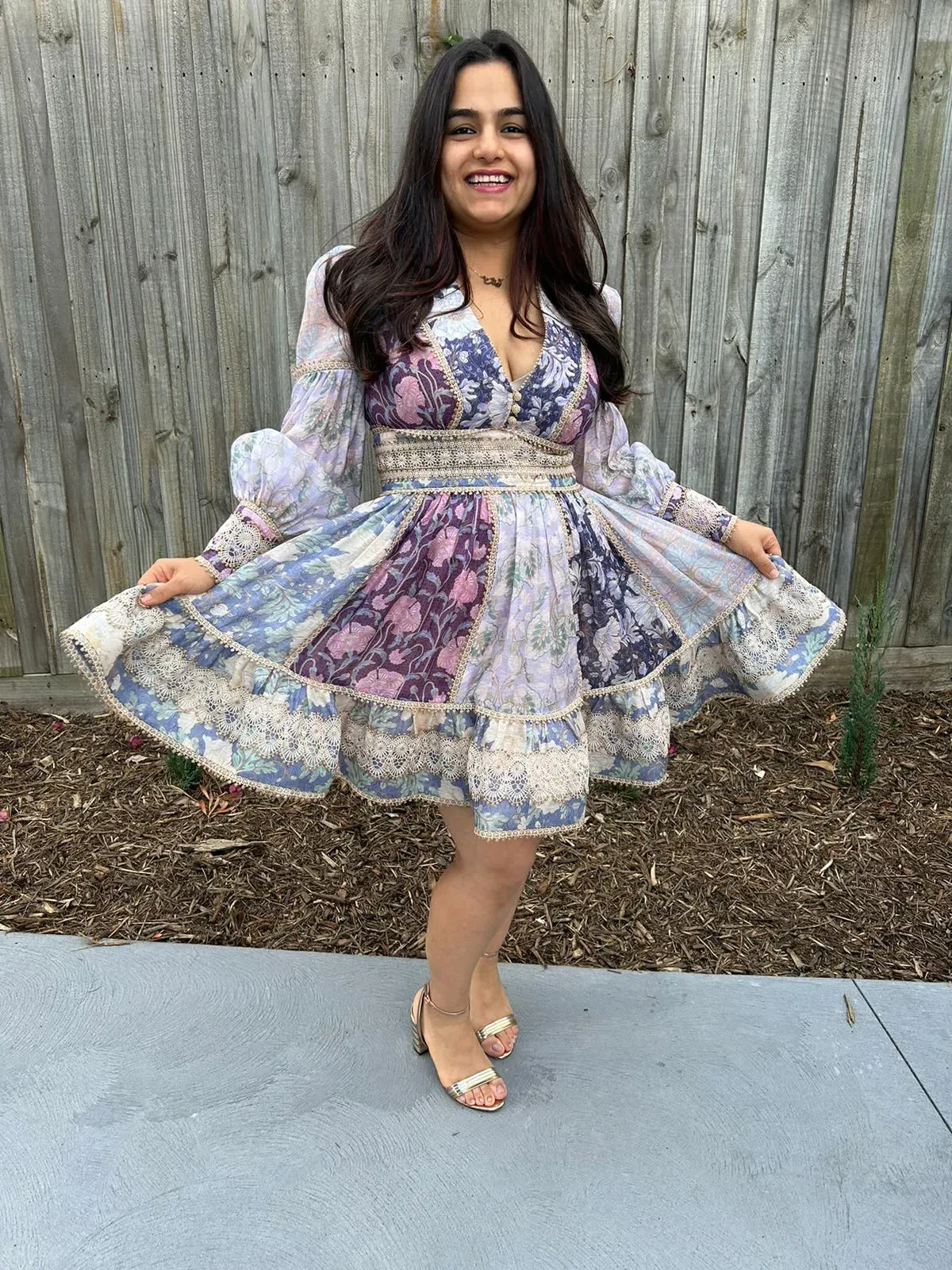 Zimmermann Celestial Mini Dress Multicolor Size 3 / Au 12-14 - Image 3