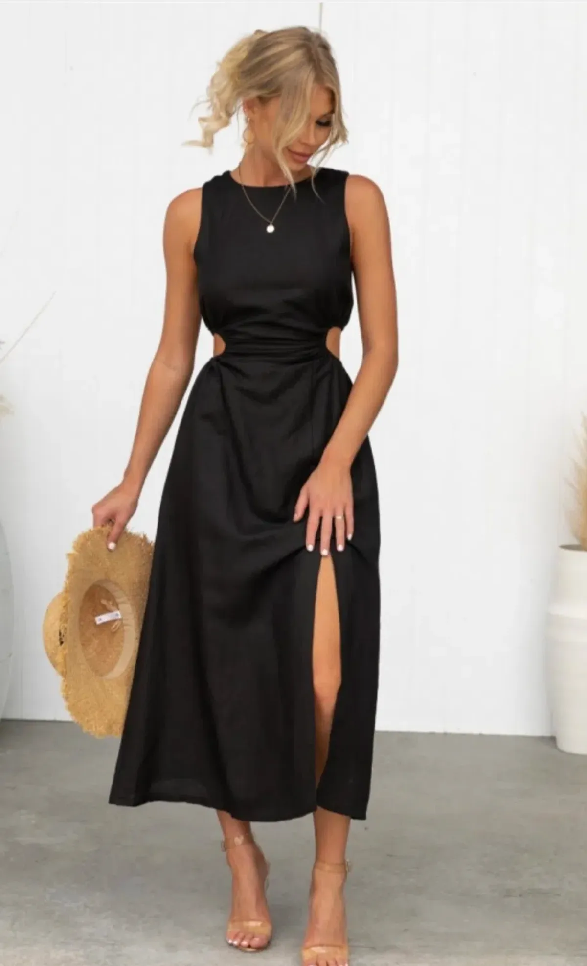 Amaroso Rozita Midi Dress Black Size 6  - Image 2