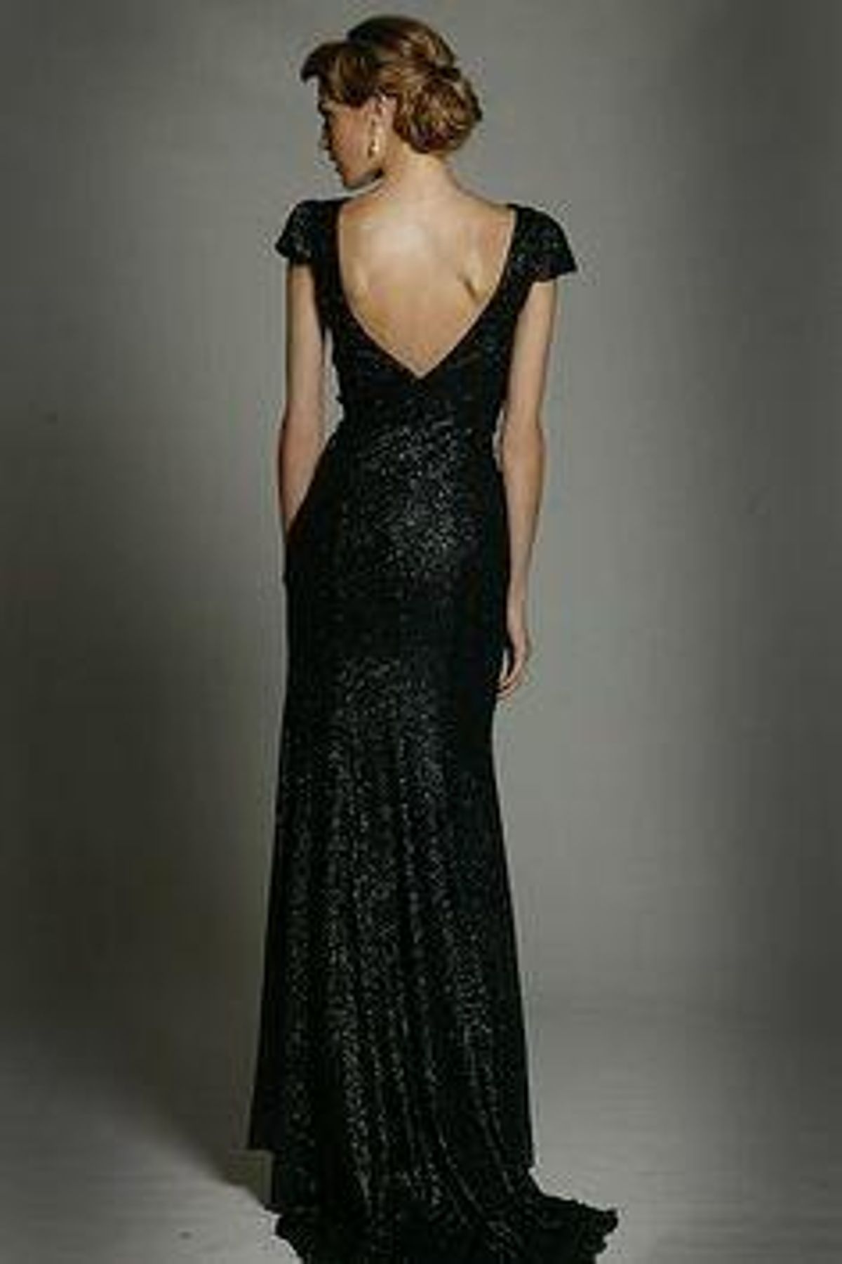 Jadore navy sequin dress - Image 2