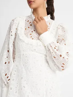 Sheike Sienna Lace Dress White Size AU 14  for rent on The Volte - image 3