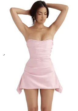 House of CB Jasmine Strapless Dress Rose Pink Size M for rent on The Volte - image 2