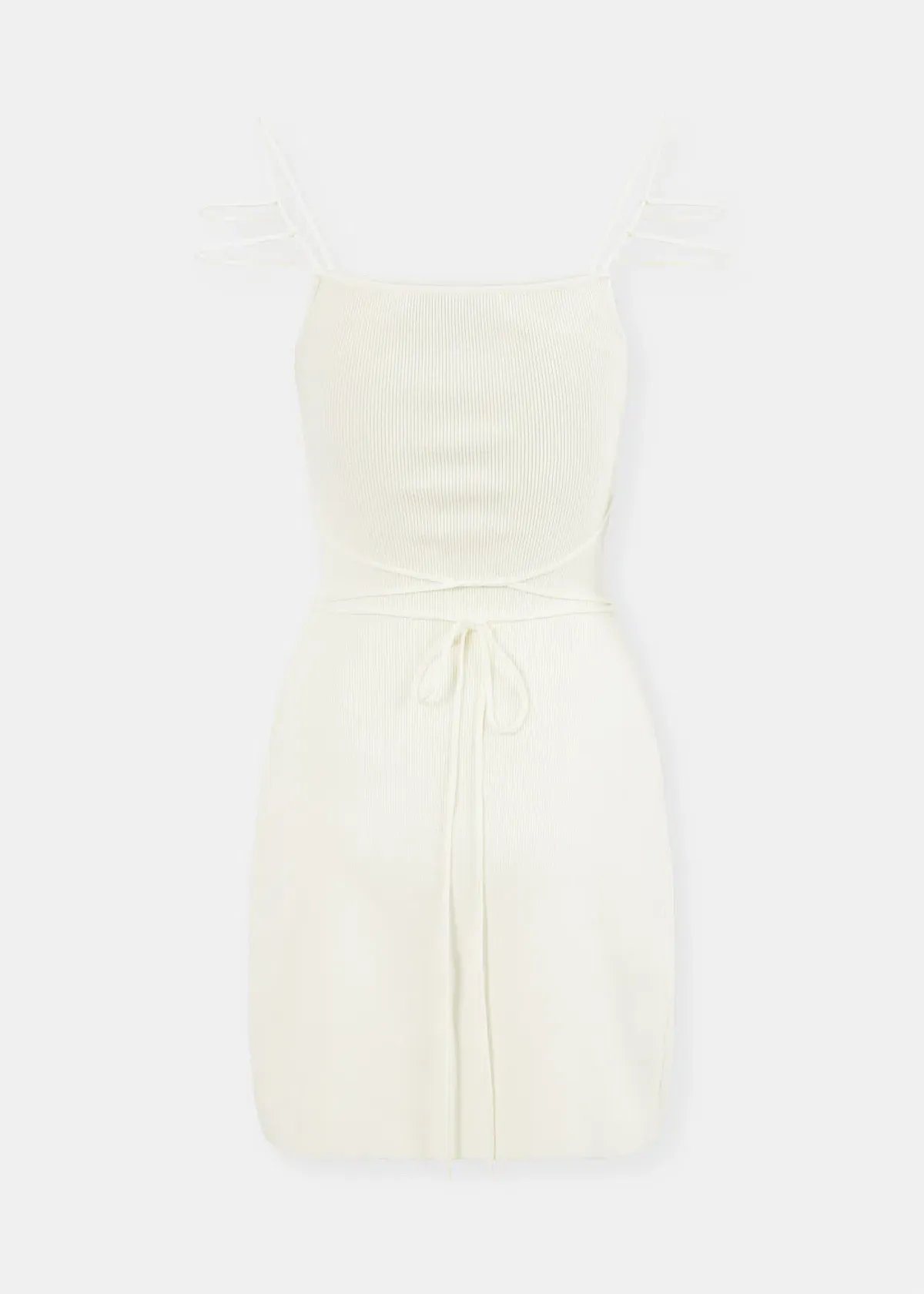 Mach & Mach Ivory Matilde Mini Dress Ivory  - Image 4
