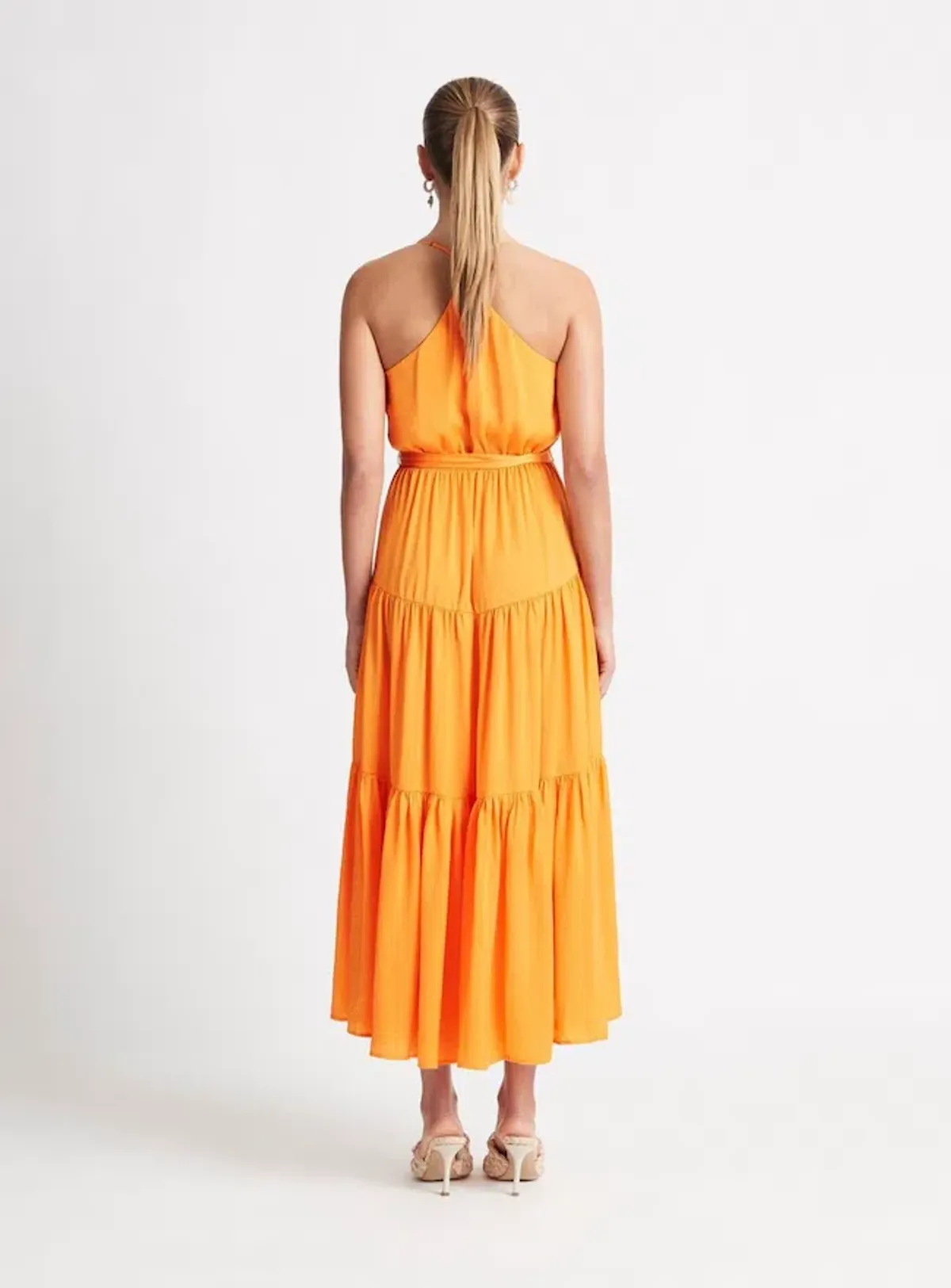 Sheike Sirocco Maxi Dress Orange Size 16 - Image 2