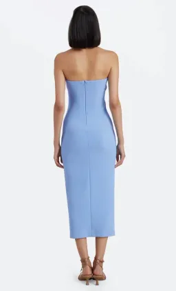 Bec & Bridge Karina Strapless Midi Dress Blue Size 16 for rent on The Volte - image 2
