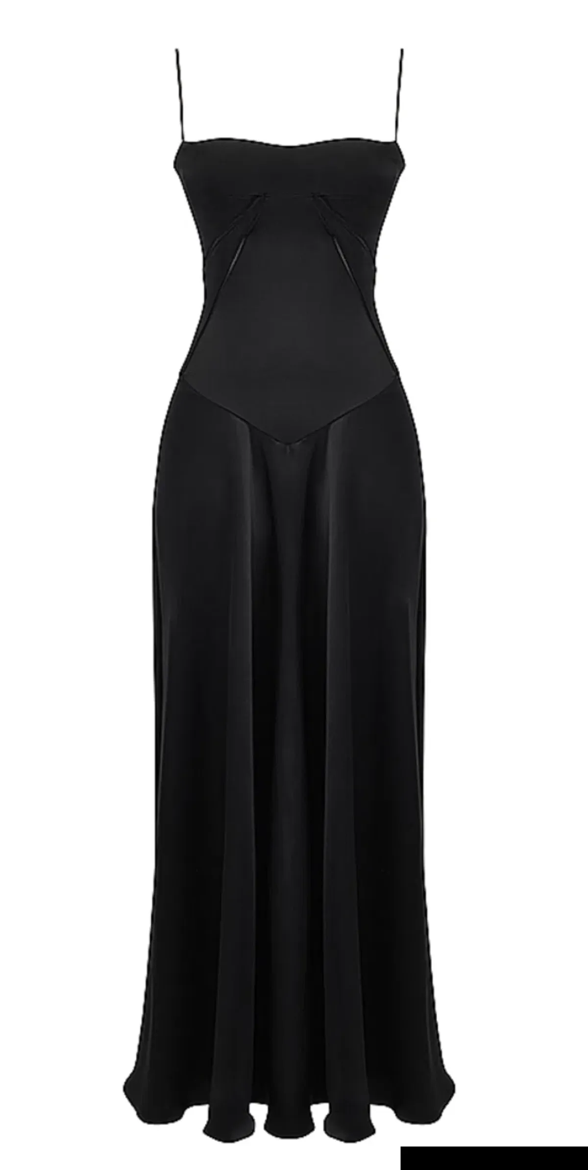 House of CB Anabella Lace Up Corset Maxi Dress in Black Size S /AU 8 - Image 4