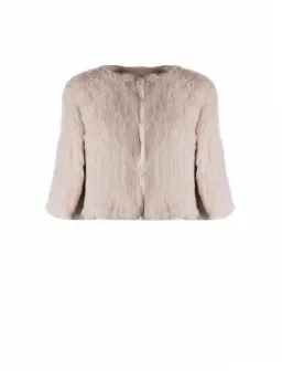 Mode and Affaire Fur Cape Blush One Size for rent on The Volte - image 2