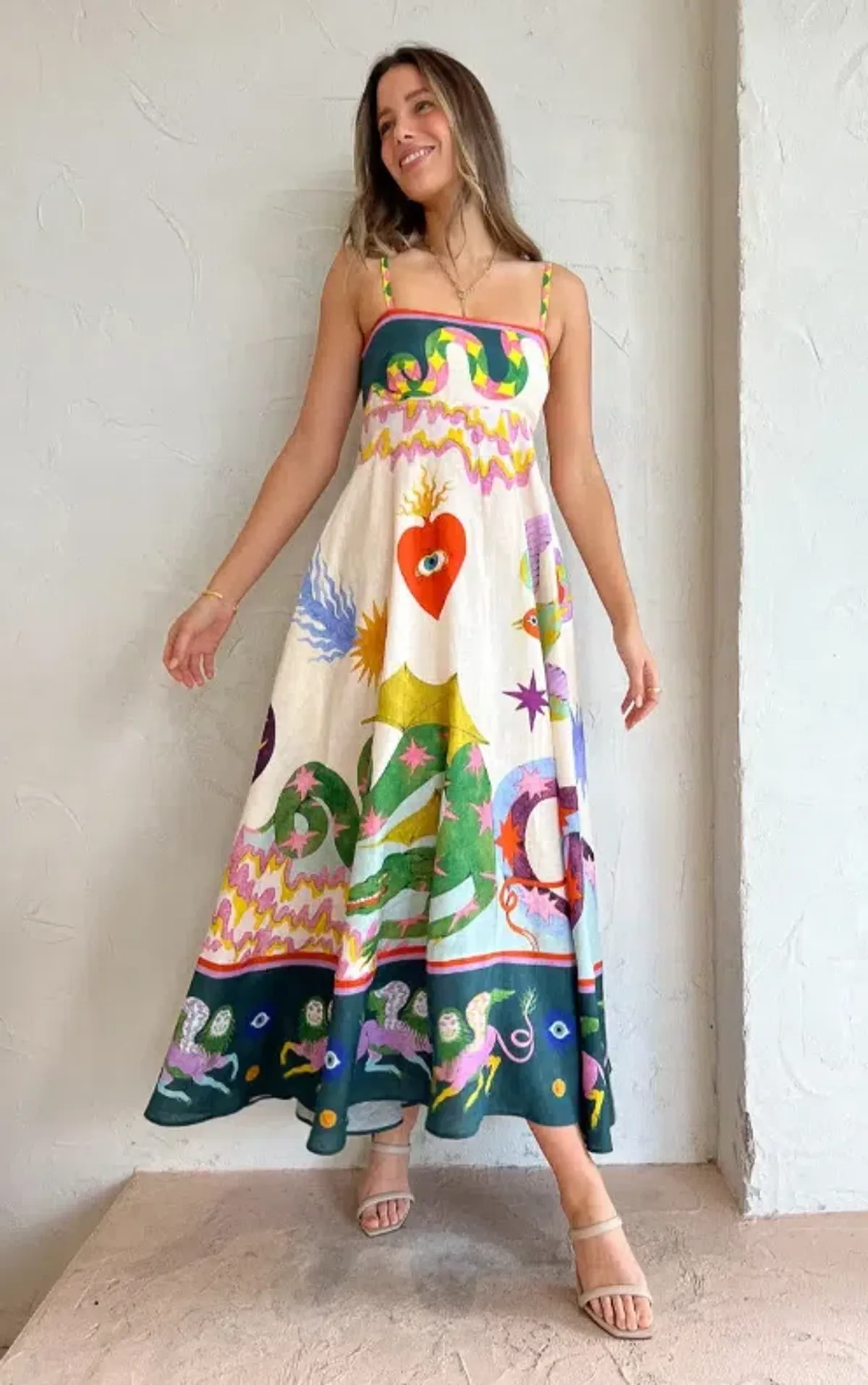 Alemais Seeker Sundress Print Size AU 8 - Image 1