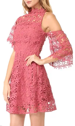 Keepsake Stay Close Mini Dress in Paprika Pink Size M / Au 10 for rent on The Volte - image 2